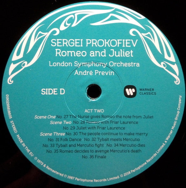 Andre Previn - Prokofiev: Romeo And Juliet - Vinyl |