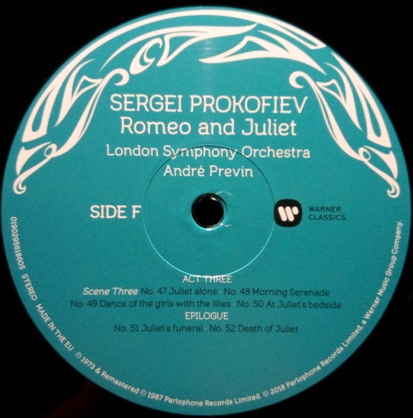 Andre Previn - Prokofiev: Romeo And Juliet - Vinyl |