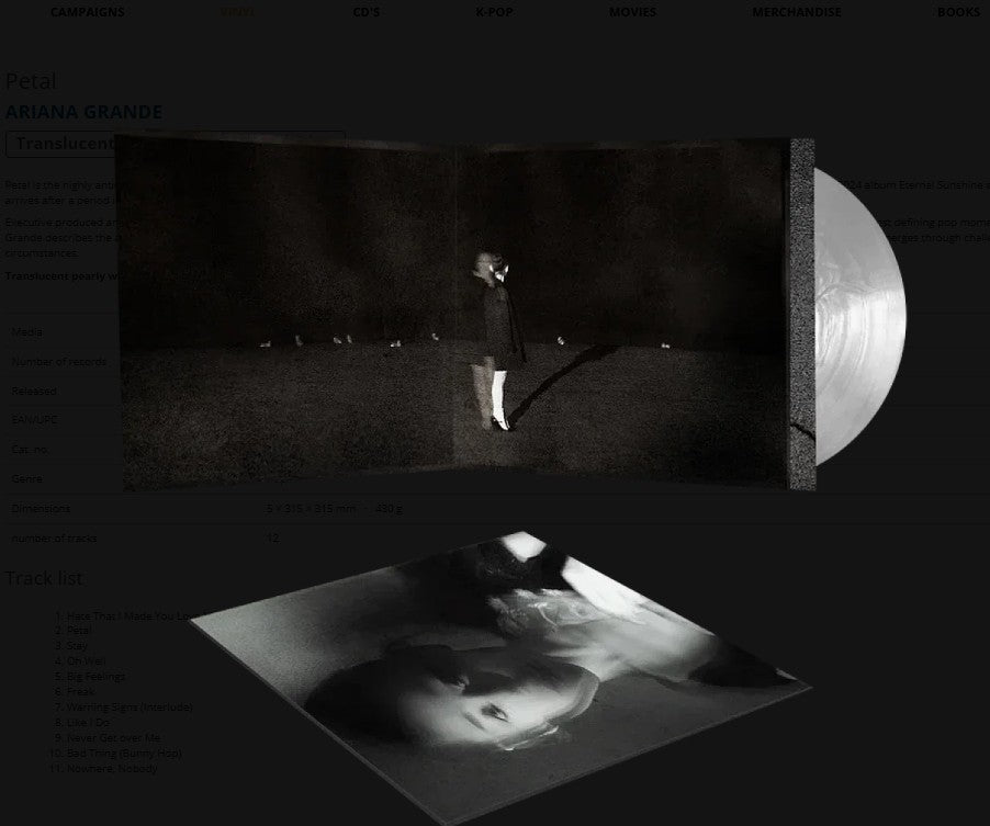 Ariana Grande - Petel - Color Vinyl |
