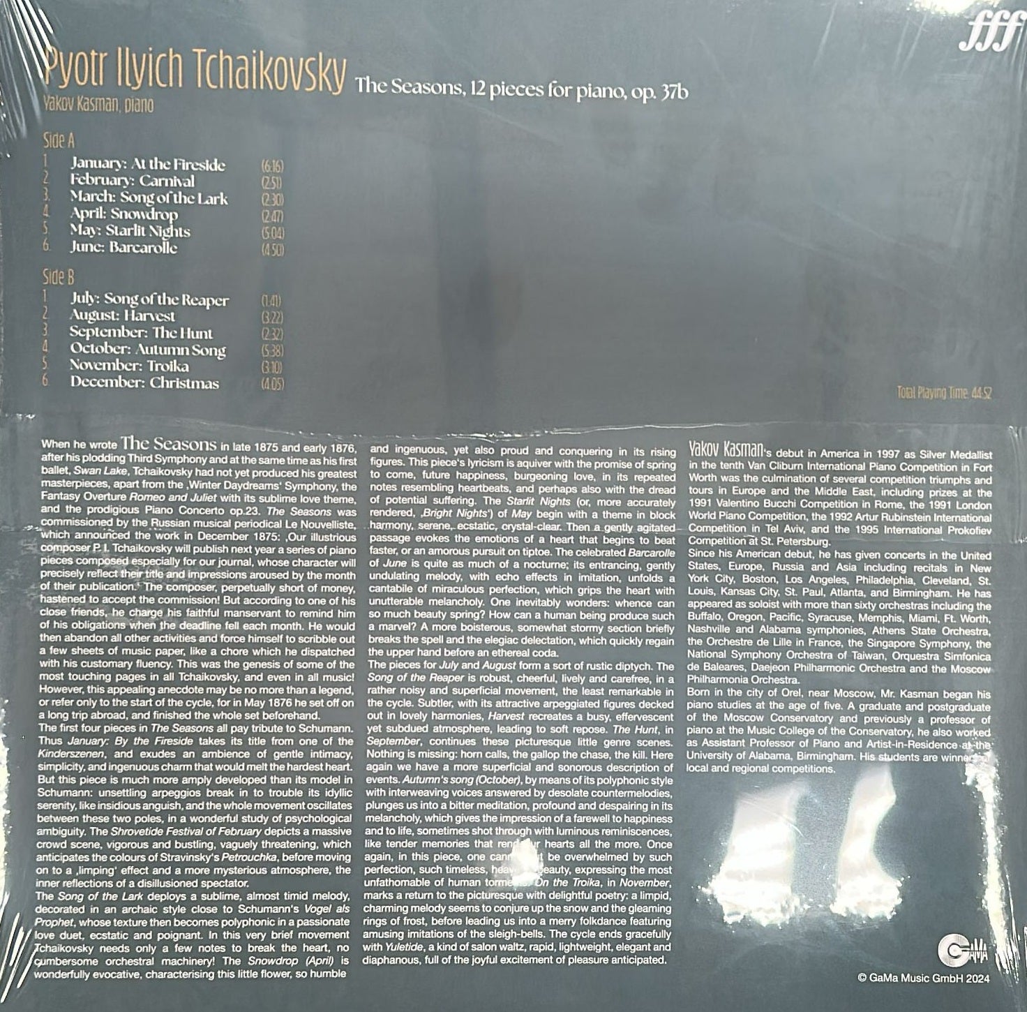 Tchaikovsky Pyotr Ilych - The Seasons -  Vinyl