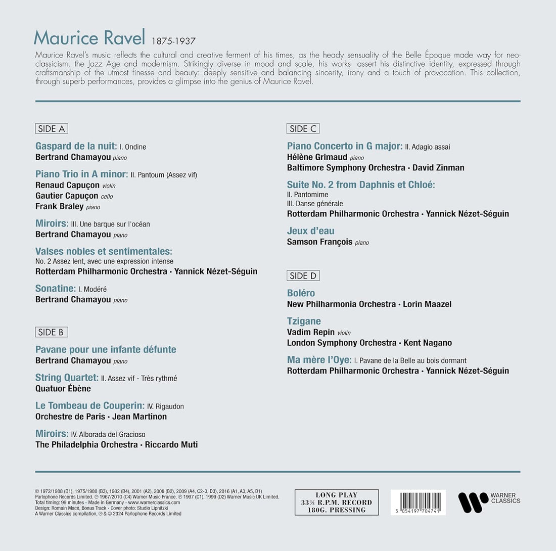 Classical Composer Compilation - Best Of Ravel - Vinyl |