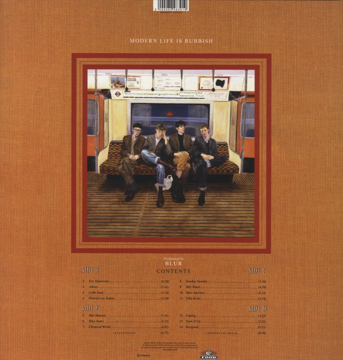 Blur - Modern Life Is Rubbish Spec - Vinyl |