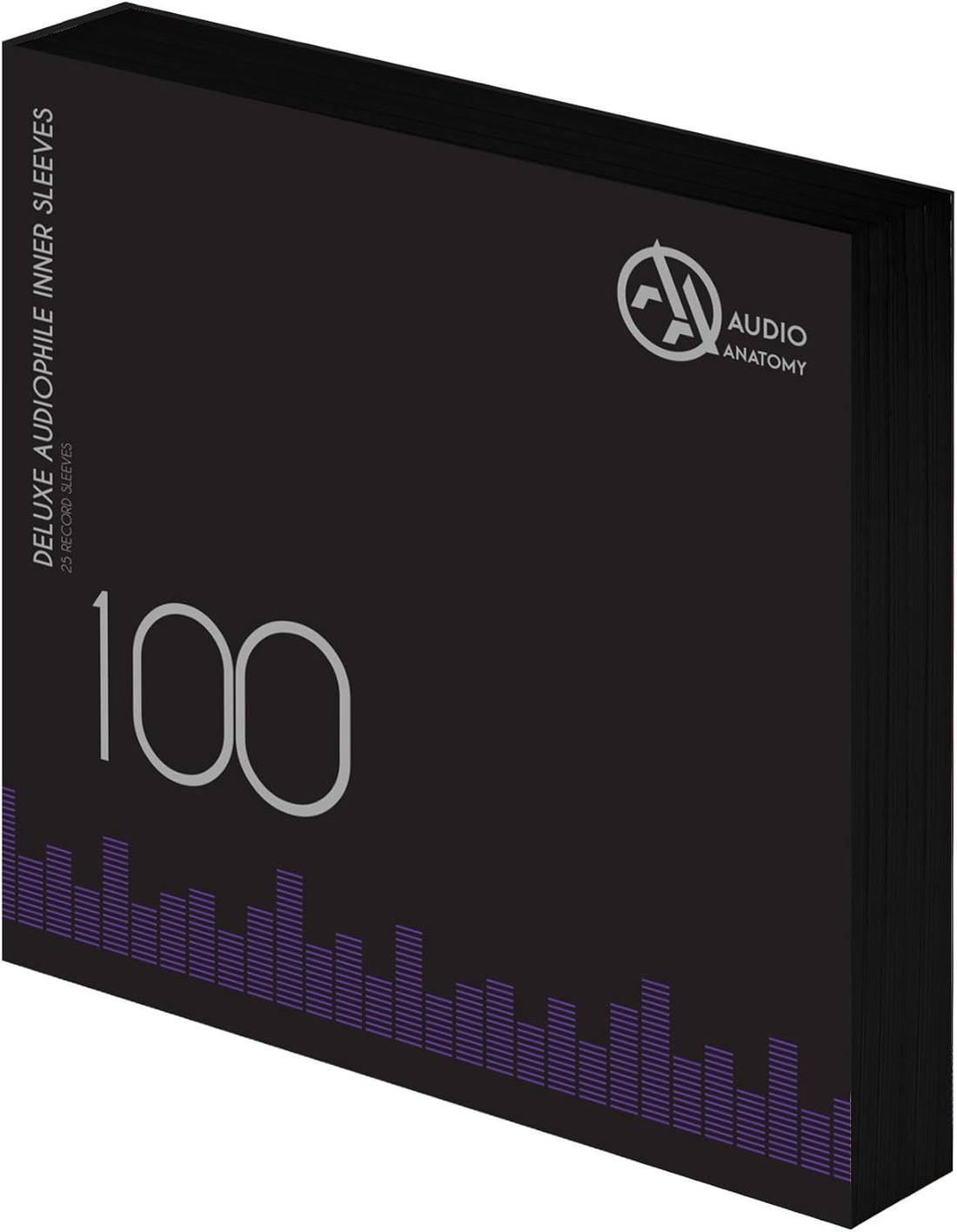 Audiophile Antistatic Inner Sleeves for vinyl (Black)-100X2 |