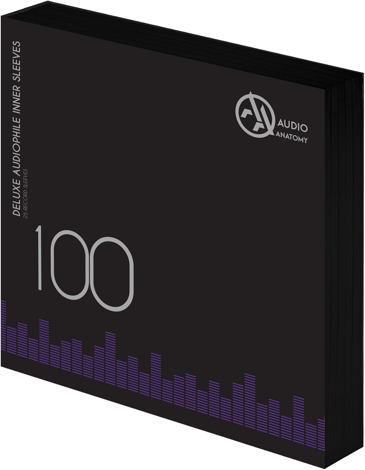 Audiophile Antistatic Inner Sleeves for vinyl (Black)-100X2 |