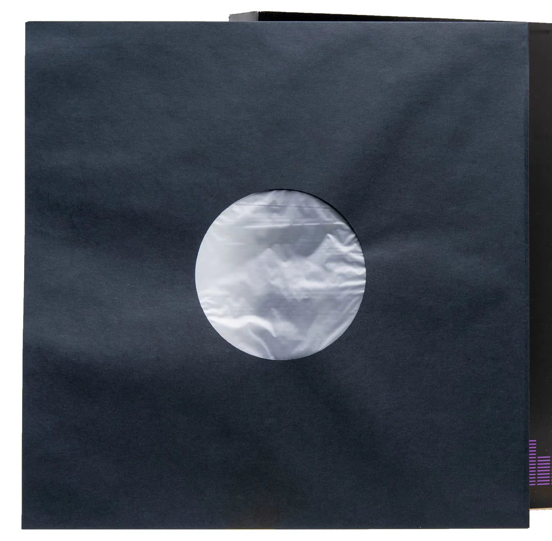 Audiophile Antistatic Inner Sleeves for vinyl (Black)-100X2 |