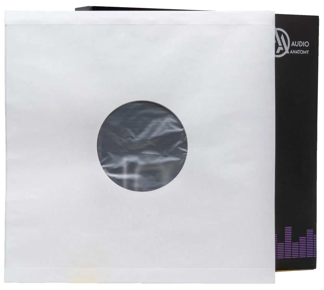 Audiophile Antistatic Inner Sleeves for vinyl (White)-100X2 |