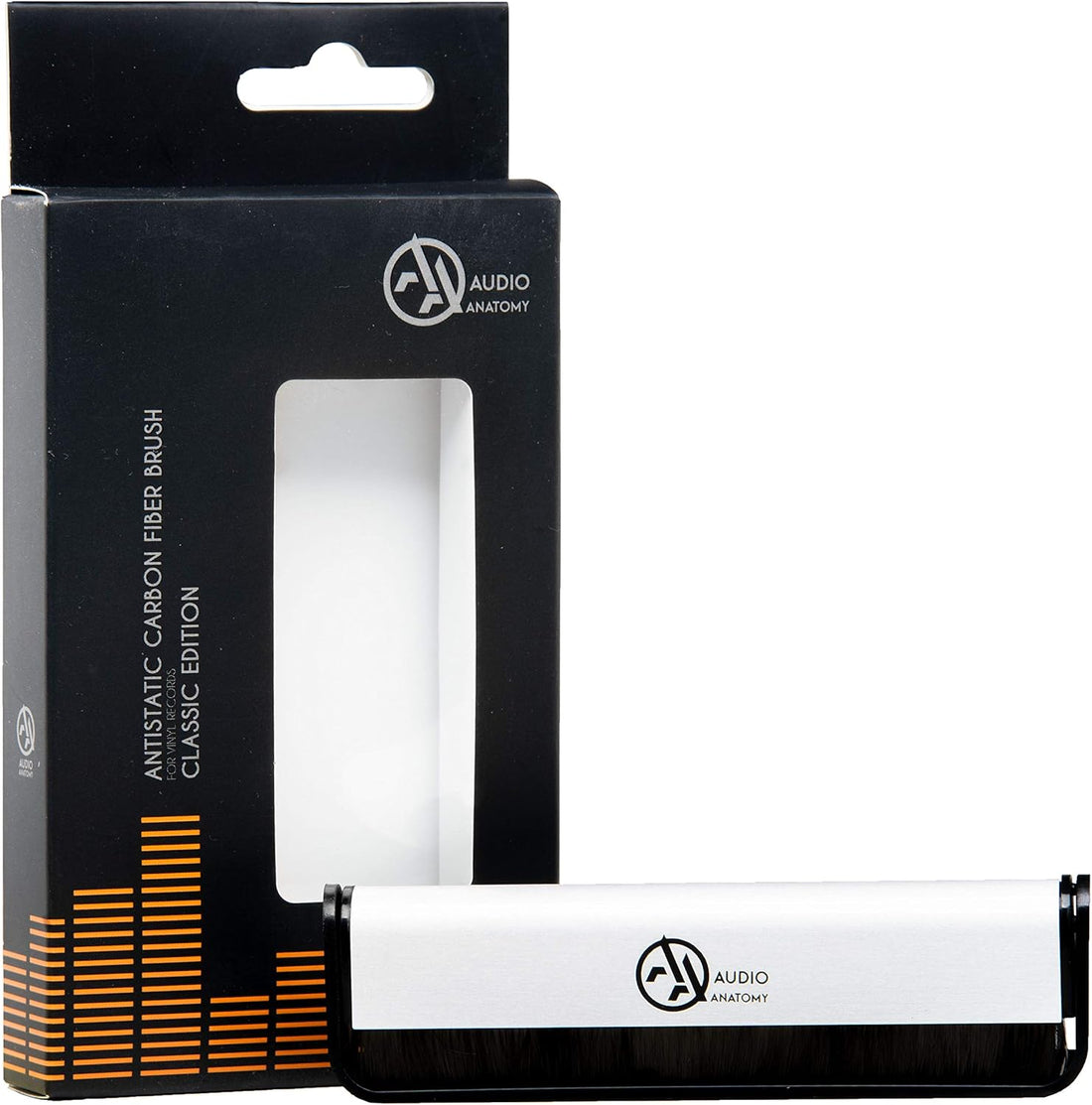Carbon Fiber Brush Silver for Vinyl Cleaning - Classic Edition |