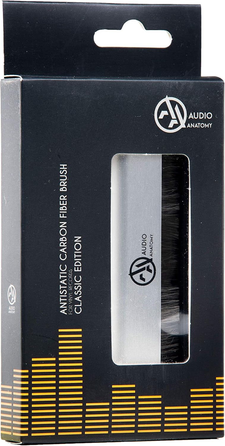 Carbon Fiber Brush Silver for Vinyl Cleaning - Classic Edition |