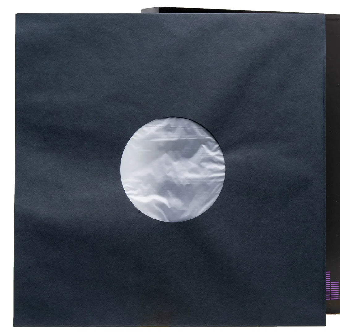 25 X 12" Deluxe Audiophile Antistatic Inner Sleeves Black