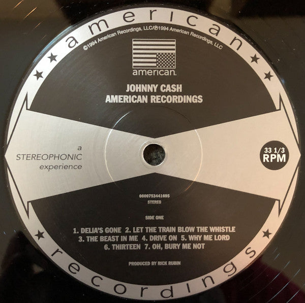 Johnny Cash - American Recordings - Vinyl |