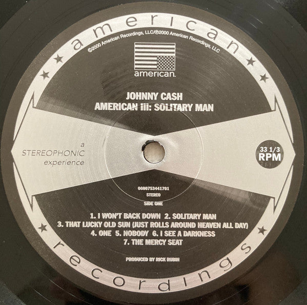 Johnny Cash - American Iii: Solitary Man - Vinyl |