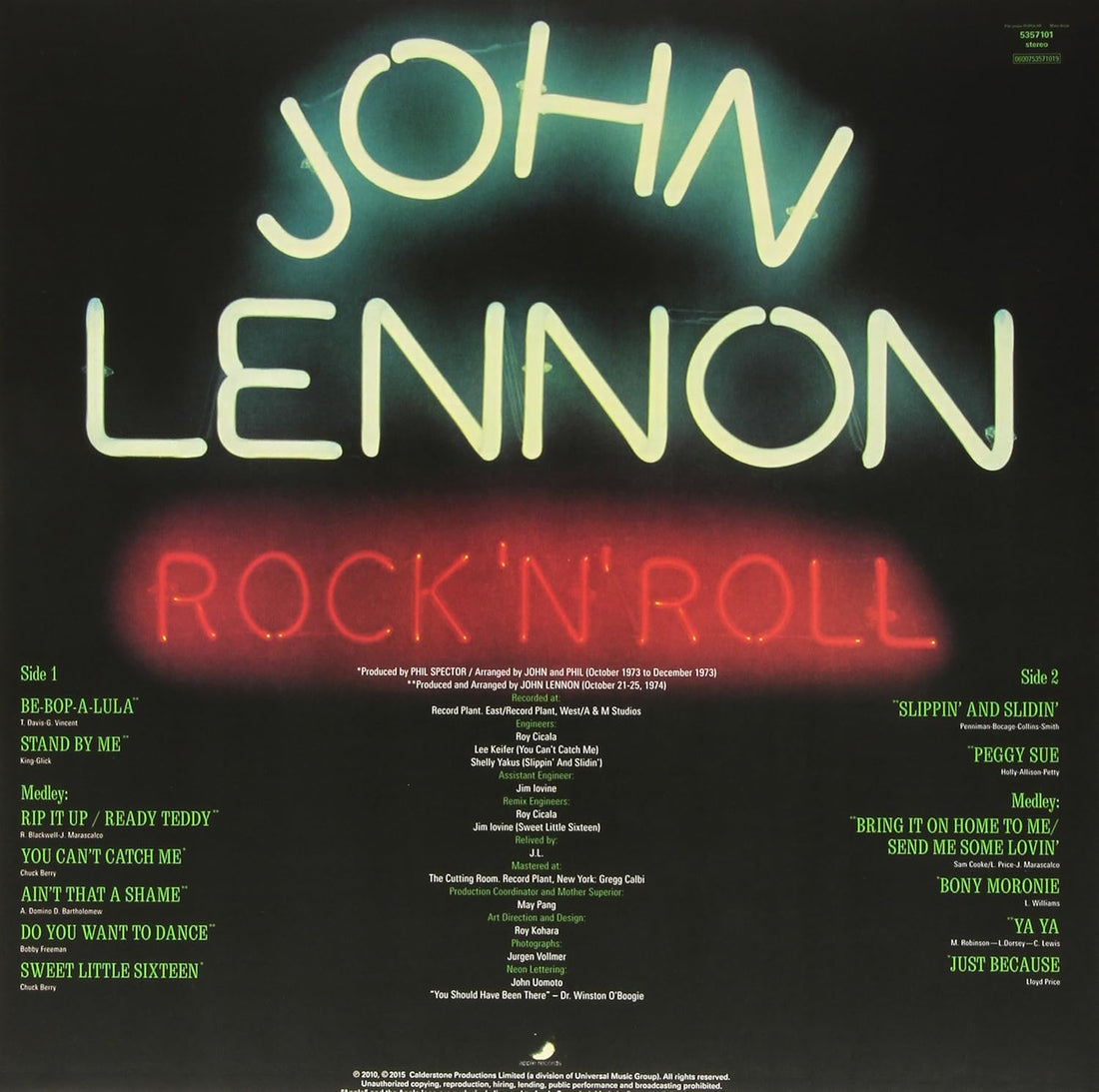 John Lennon - Rock 'N' Roll - Vinyl |