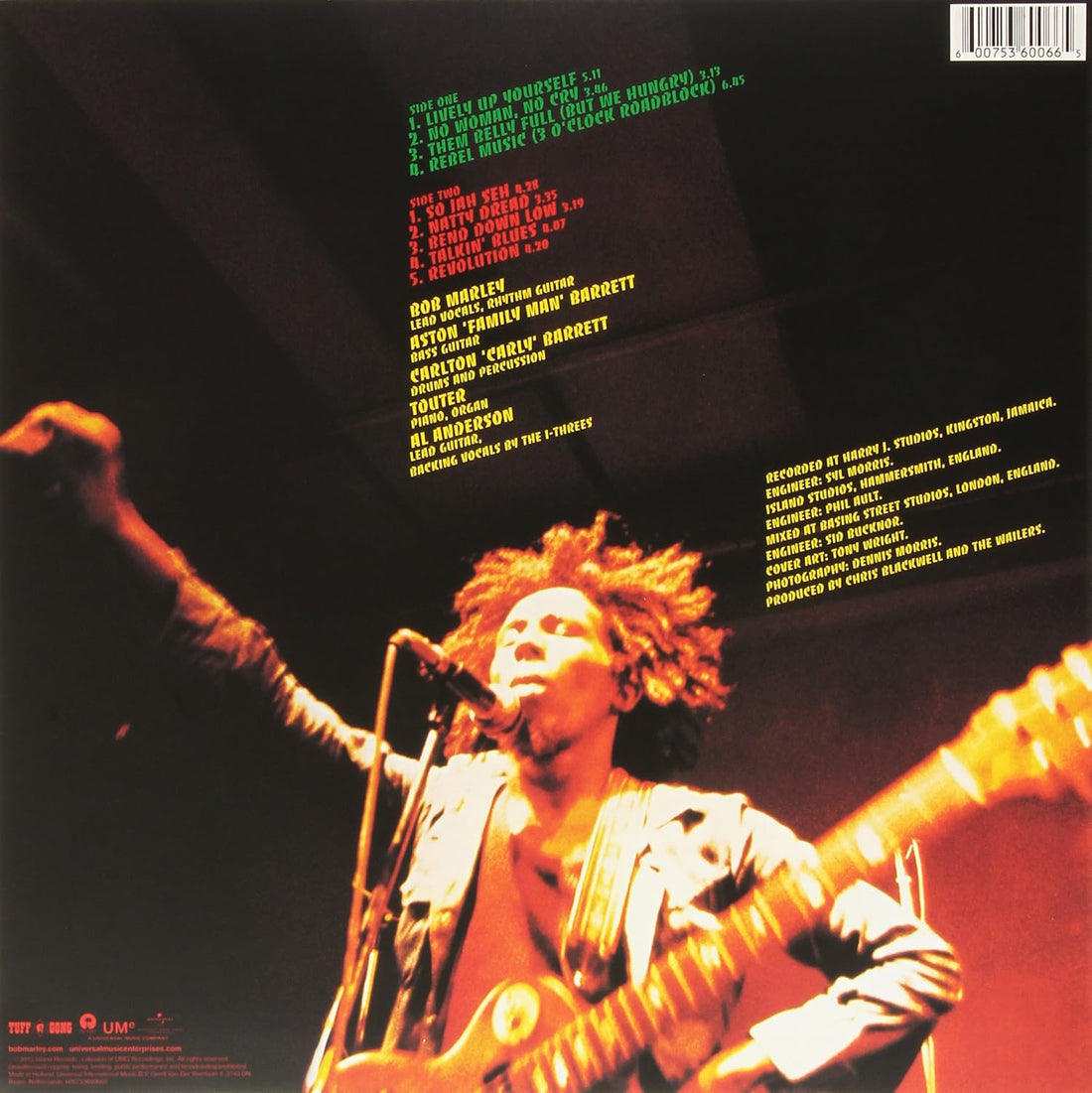 Bob Marley & The Wailers - Natty Dread - Vinyl |