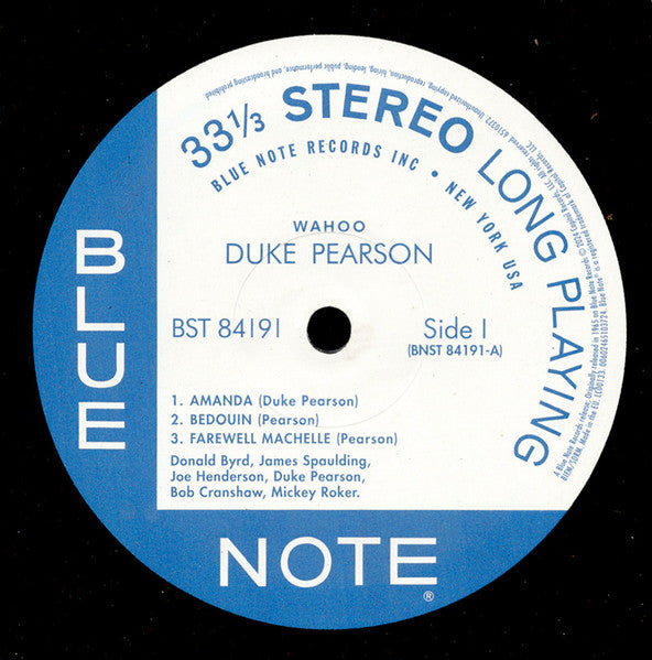 Duke Pearson - Wahoo - Vinyl |