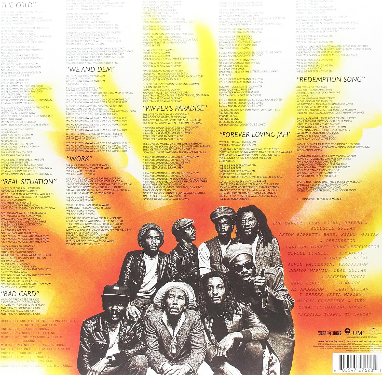 Bob Marley & The Wailers - Uprising - Vinyl |