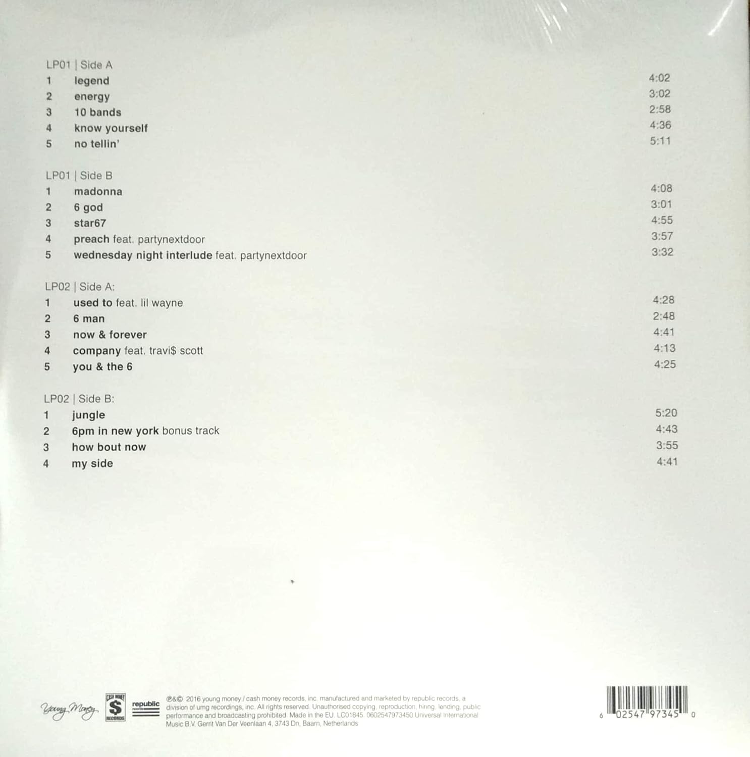 Drake - If You'Re Reading This It'S Too Late - Vinyl |