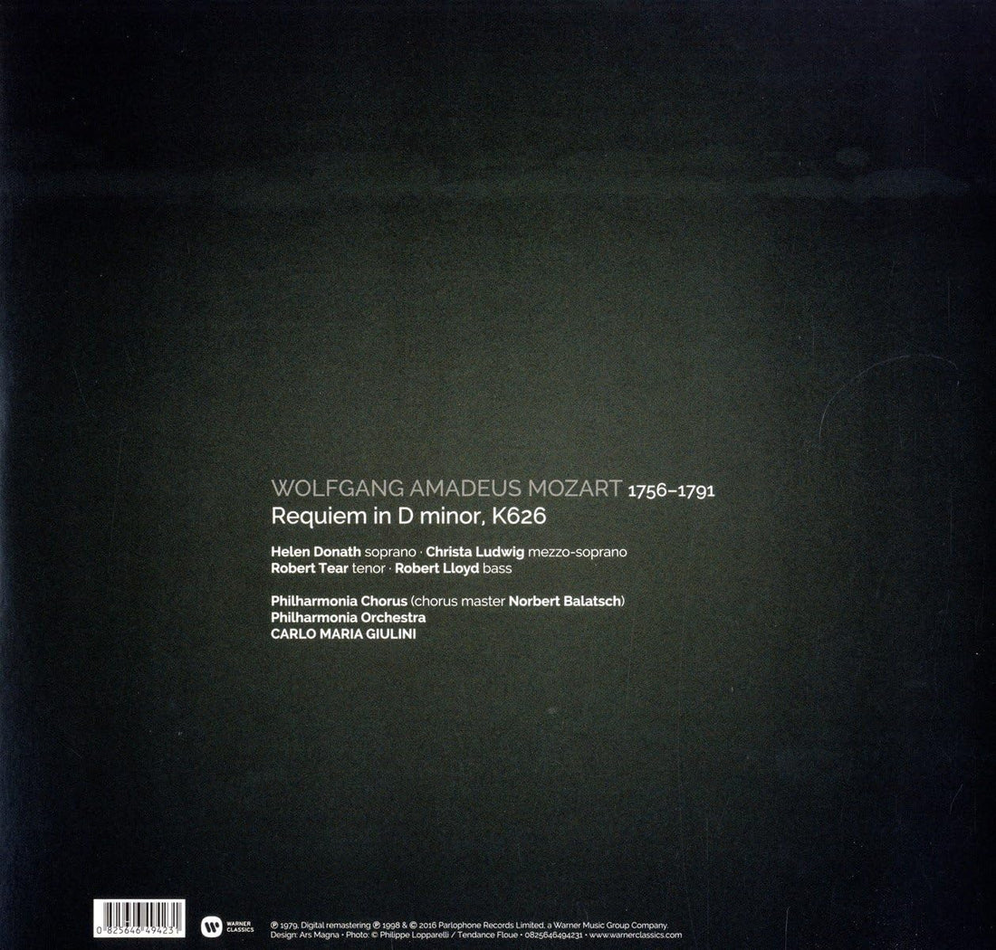 Carlo Maria Giulini - Mozart: Requiem - Vinyl |