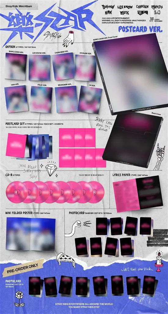 Stray Kids - Rock-Star (Postcard Version)  - CD