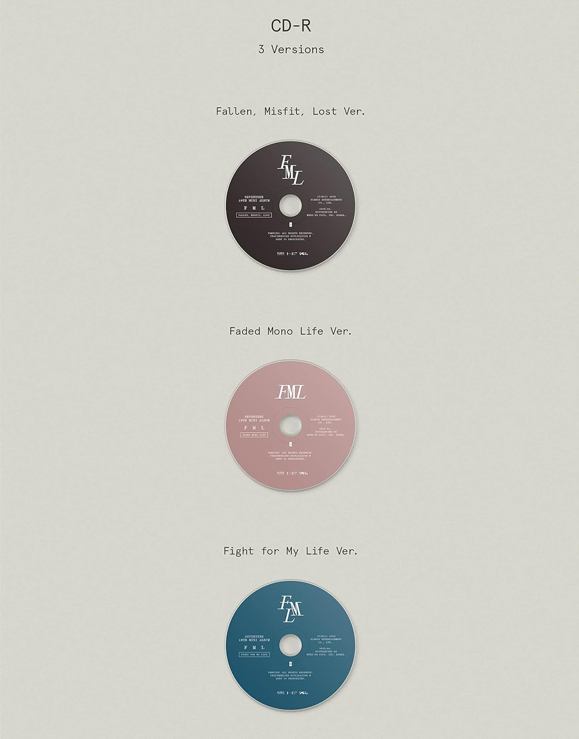Seventeen - Seventeen 10Th Mini Album - Fml  - CD