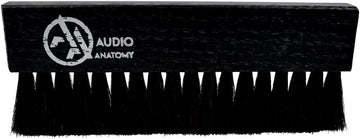 Oak Wood Brush For Vinyl Cleaning With Antistatic Goat And Nylon Fiber |