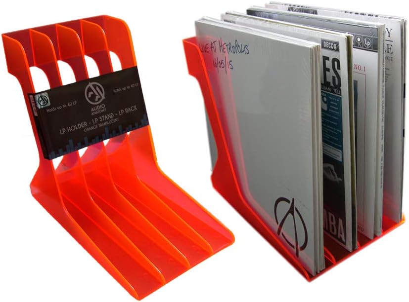 Vinyl Holder - (Orange Translucent) |